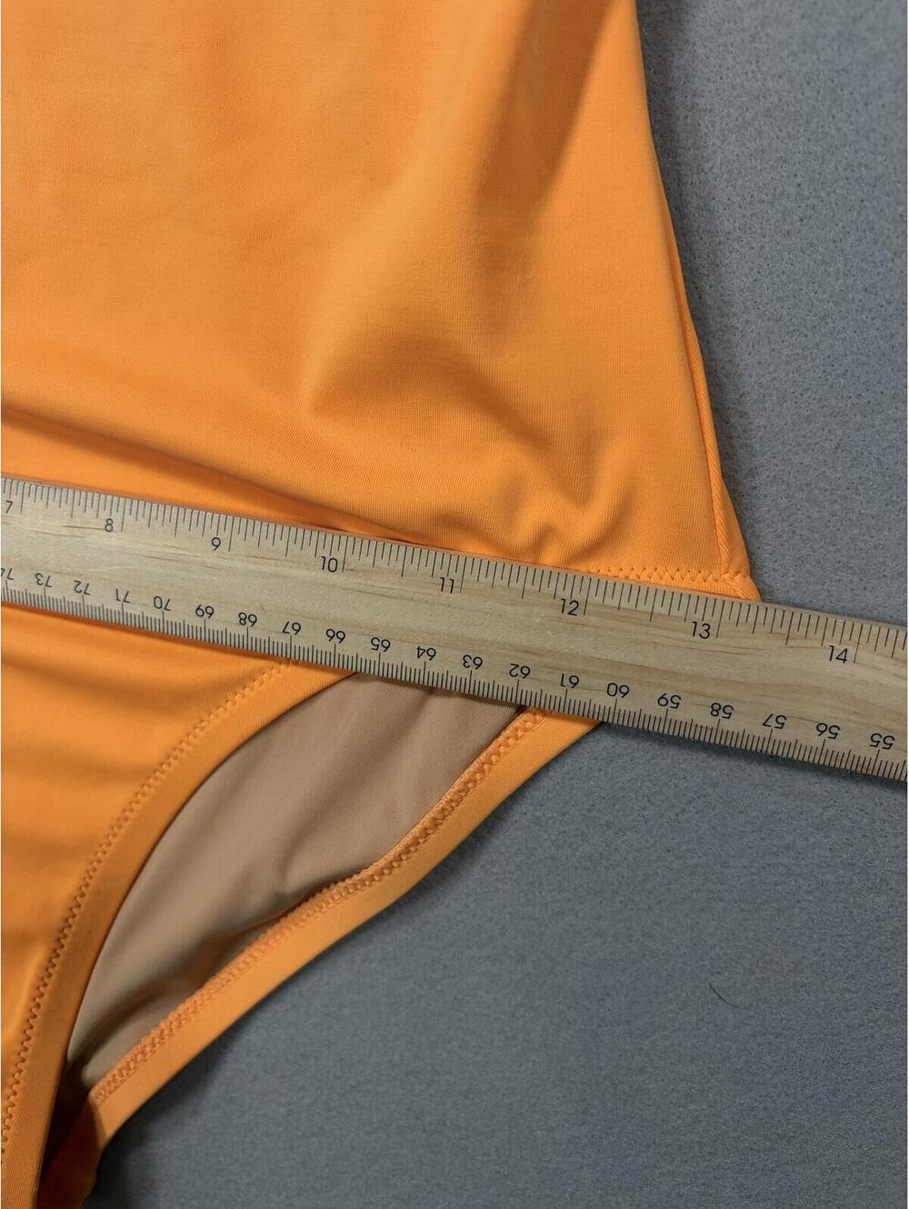 NWT J.Crew Underwire Size 2 Hi-Cut Swimsuit Fluorescent Orange Convertible Y2K - Picture 11 of 16